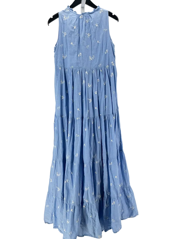 Sezane Size 4 Blue & White CLARE Dress