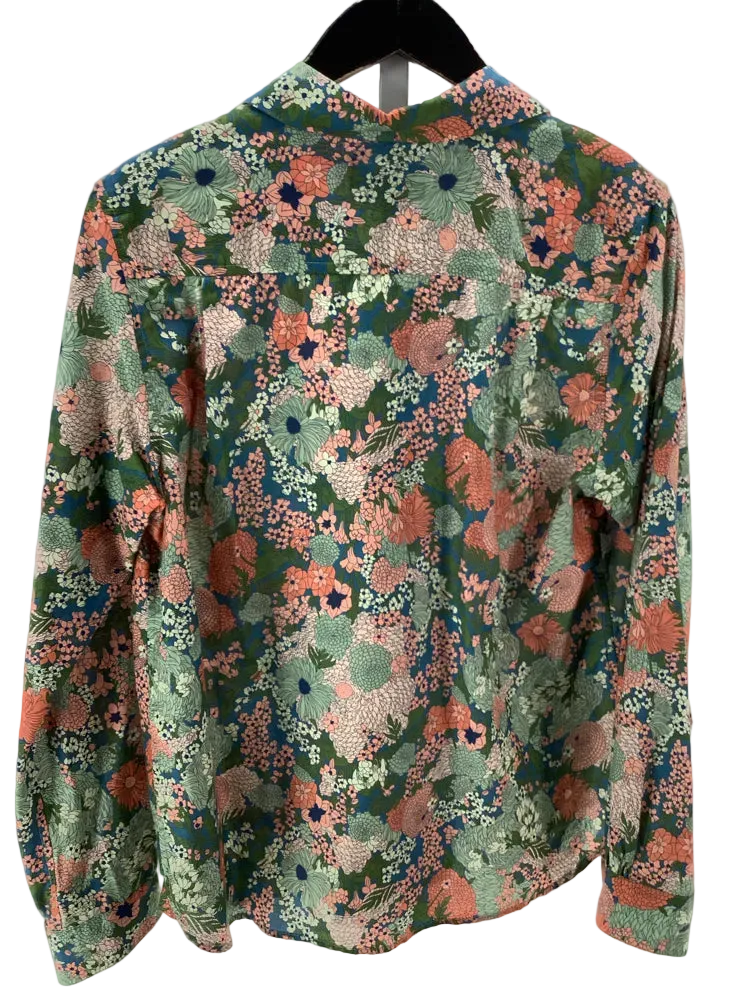 Trovata Size L Green multi Shirt