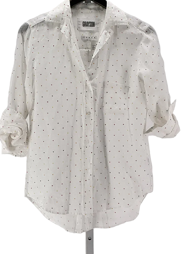grayson Size XS White multi Shirt
