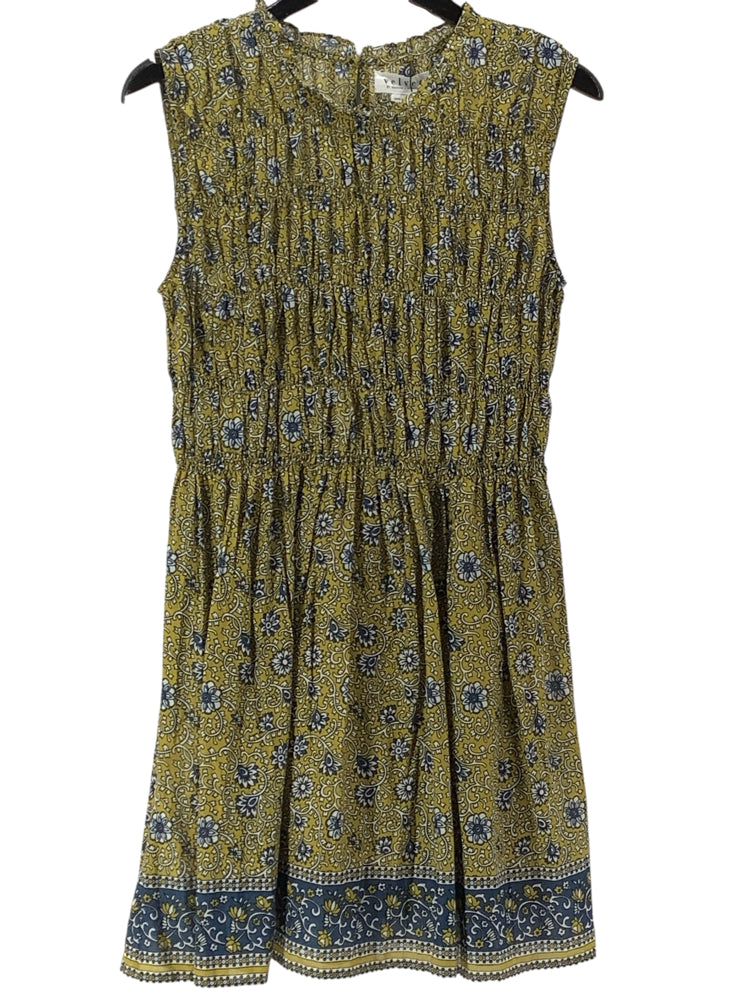 Velvet by Graham Spencer Size S Yellow Multi Dress