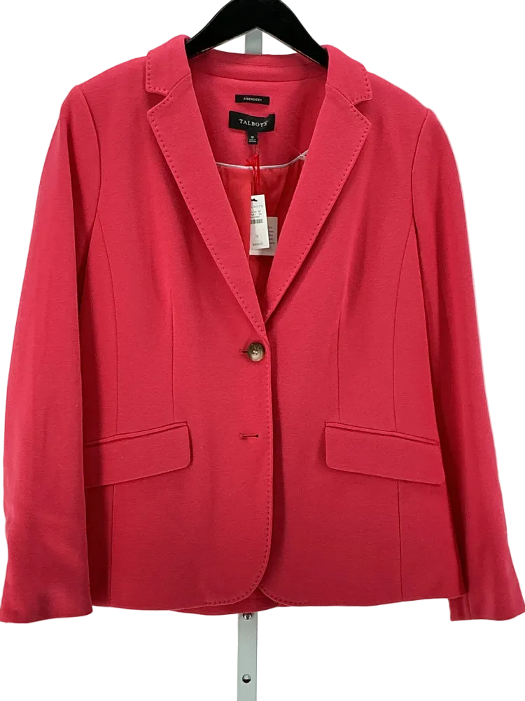 Talbots Size 12 Pink Blazer