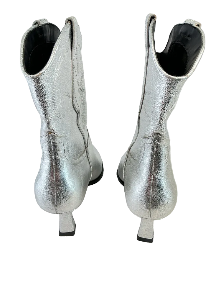 Dolce Vita Shoe Size 10 Silver Boots
