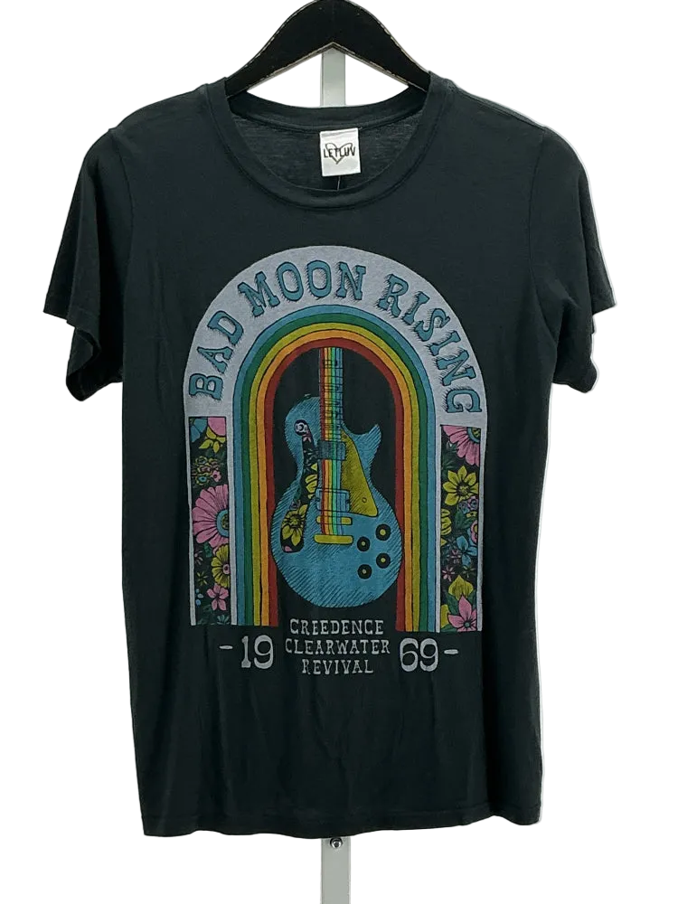 LETLUV Size XS Gray T-shirt