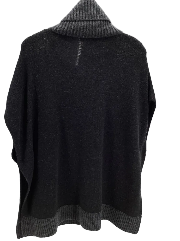 Kinross Size OS Black & Gray Poncho