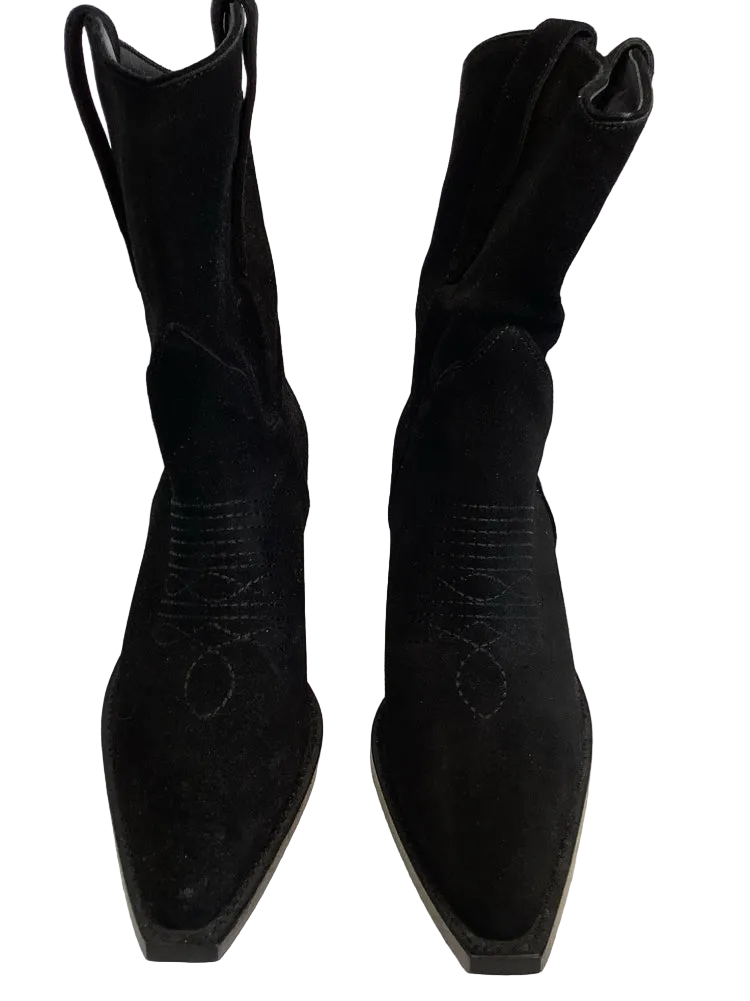 Anine Bing Shoe Size 7 Black Tania Booties