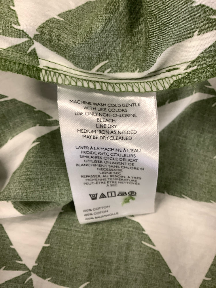 Maeve Size M Green & White The Bettina Dress