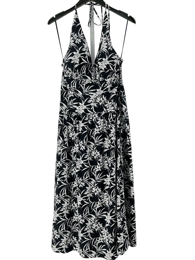 Madewell Size 6 Navy & white Dress