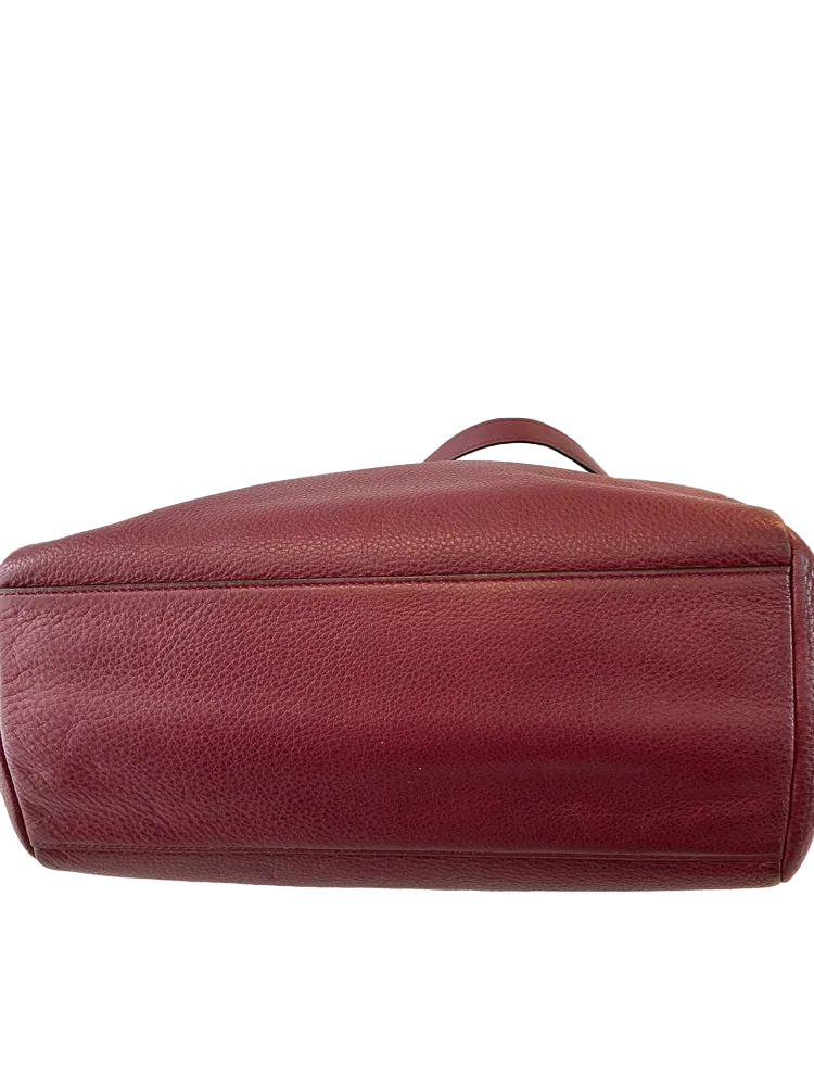 Tory Burch Burgundy Harper Handbags