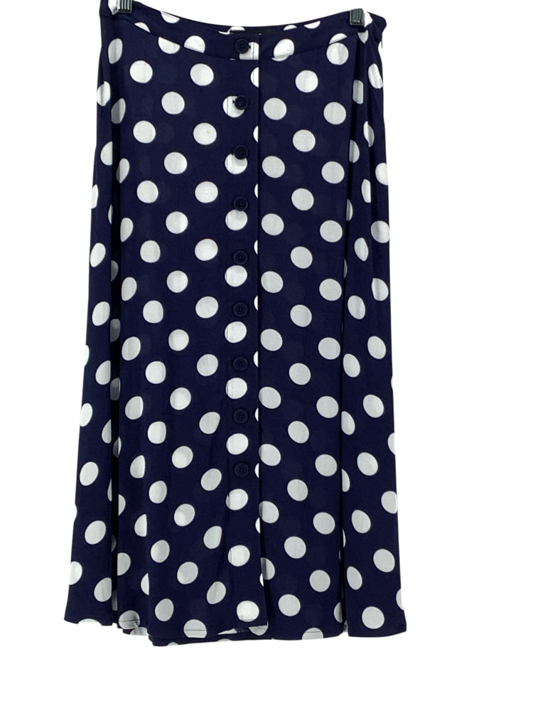 Talbots Size 8P Navy & white Skirt