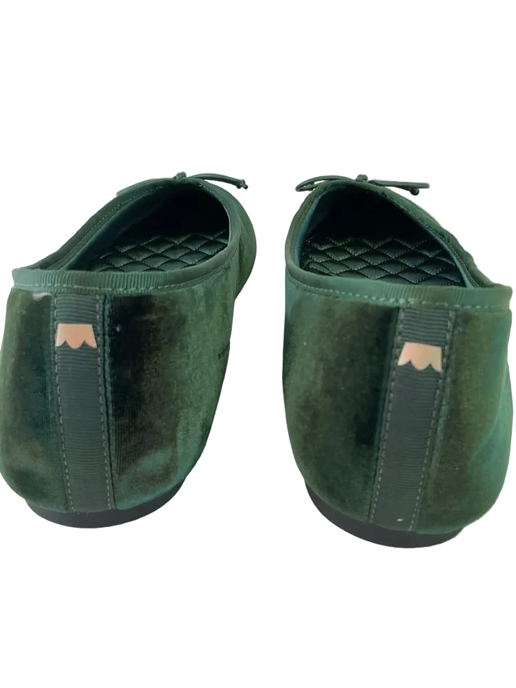 Birdies Shoe Size 9.5 Green Goldfinch Flats