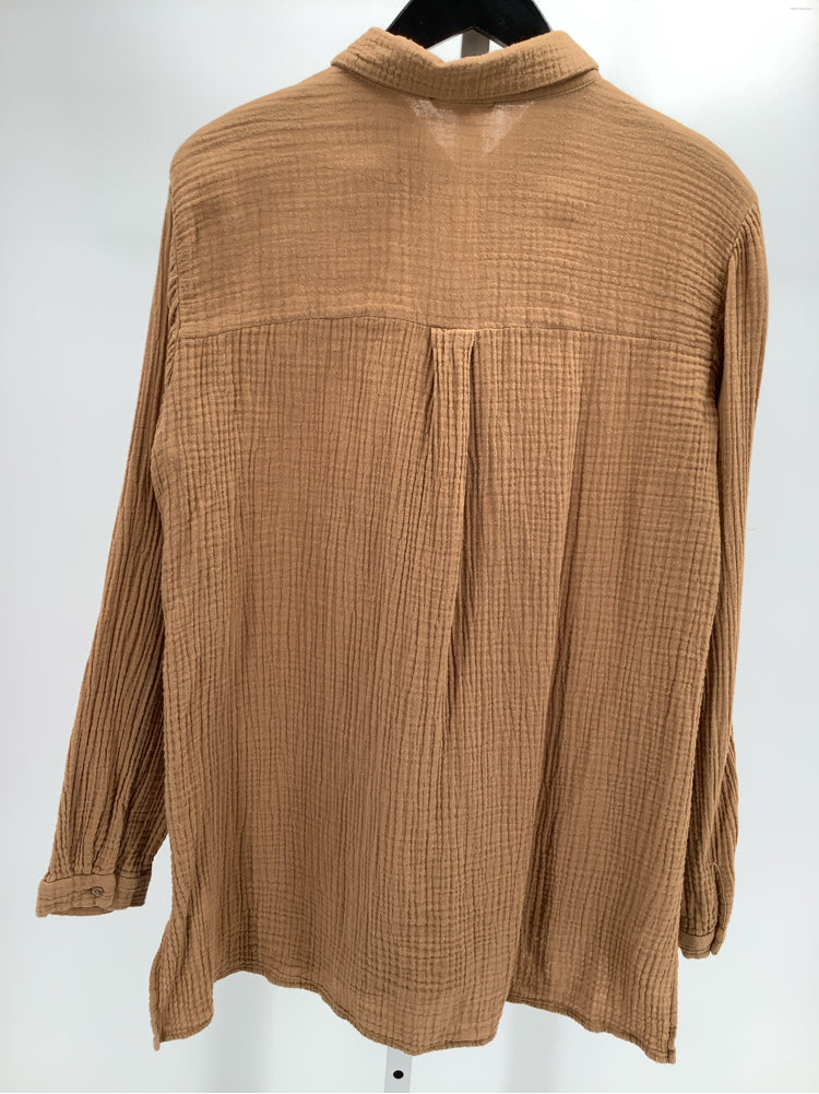 Eileen Fisher Size S Brown Shirt