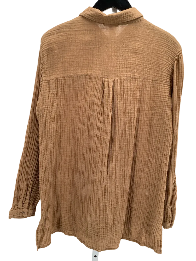 Eileen Fisher Size S Brown Shirt