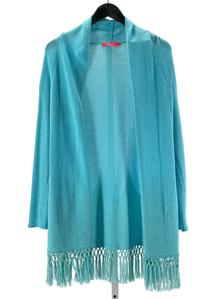 Lilly Pulitzer Size M Blue Cardigan