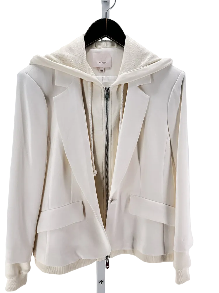 cinq a sept Size 8 Cream Jacket