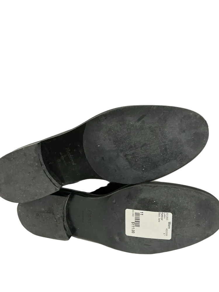 Flattered Shoe Size 11 Black Sara Loafers
