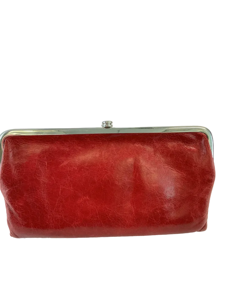 Hobo Red Lauren Clutch