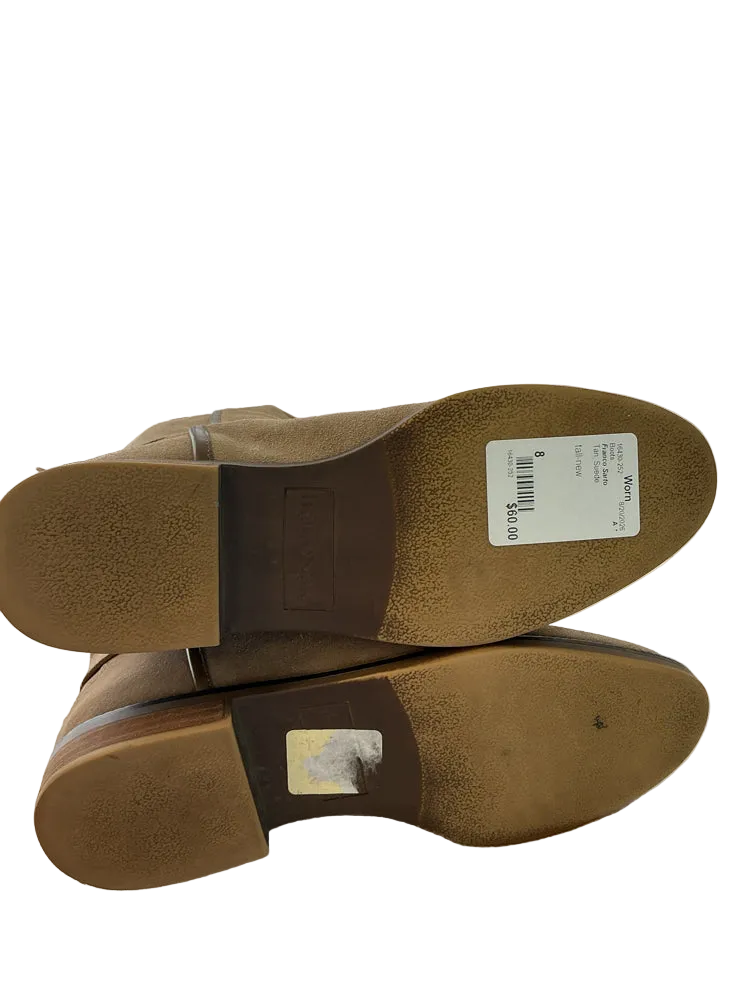 Franco Sarto Shoe Size 8 Tan Boots