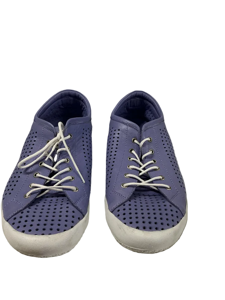 Andrea Conti Shoe Size 8.5 Purple Sneakers