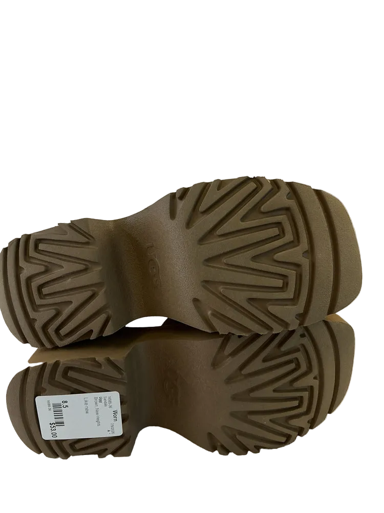 Ugg Shoe Size 8.5 Brown New Heights Sandals
