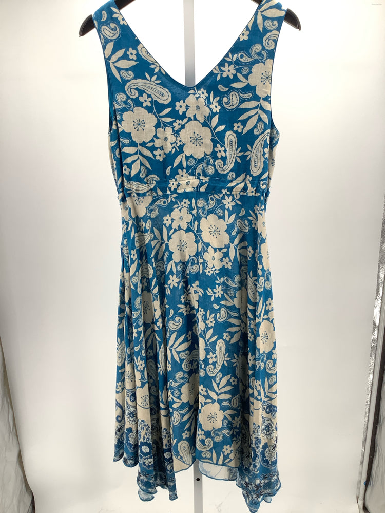 Johnny Was Size S Blue Multi Dress