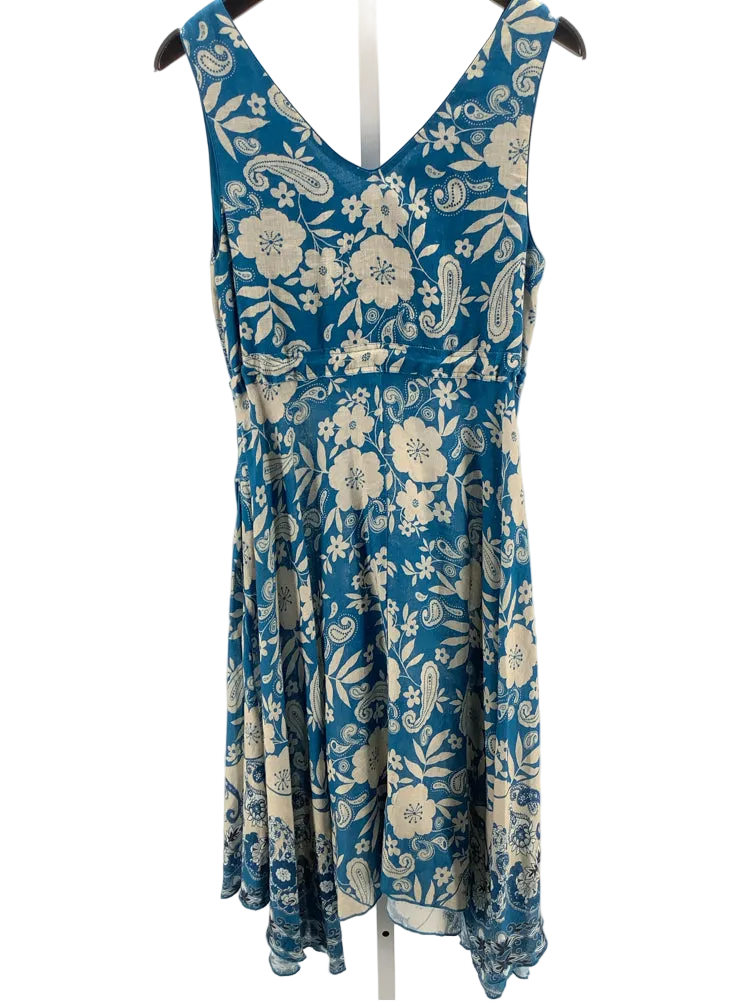 Johnny Was Size S Blue Multi Dress
