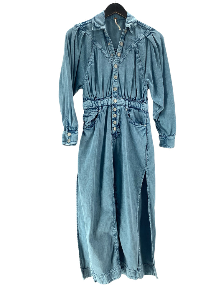 Free People Size XS Denim Dress