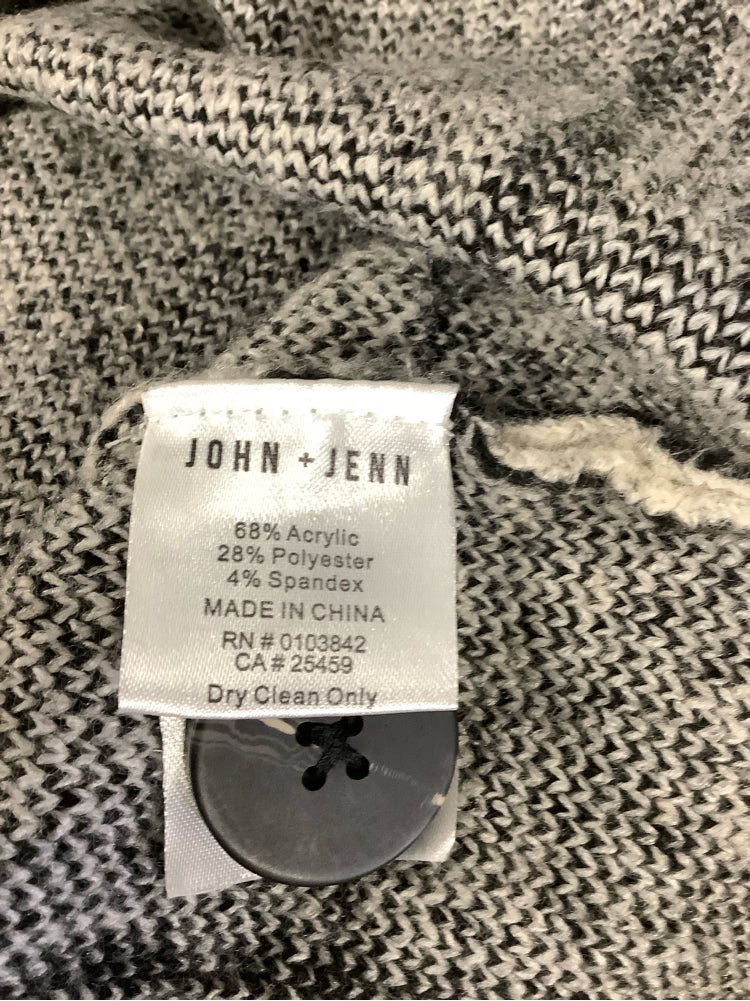 John & Jenn Size S Tan & Black Sweatercoat