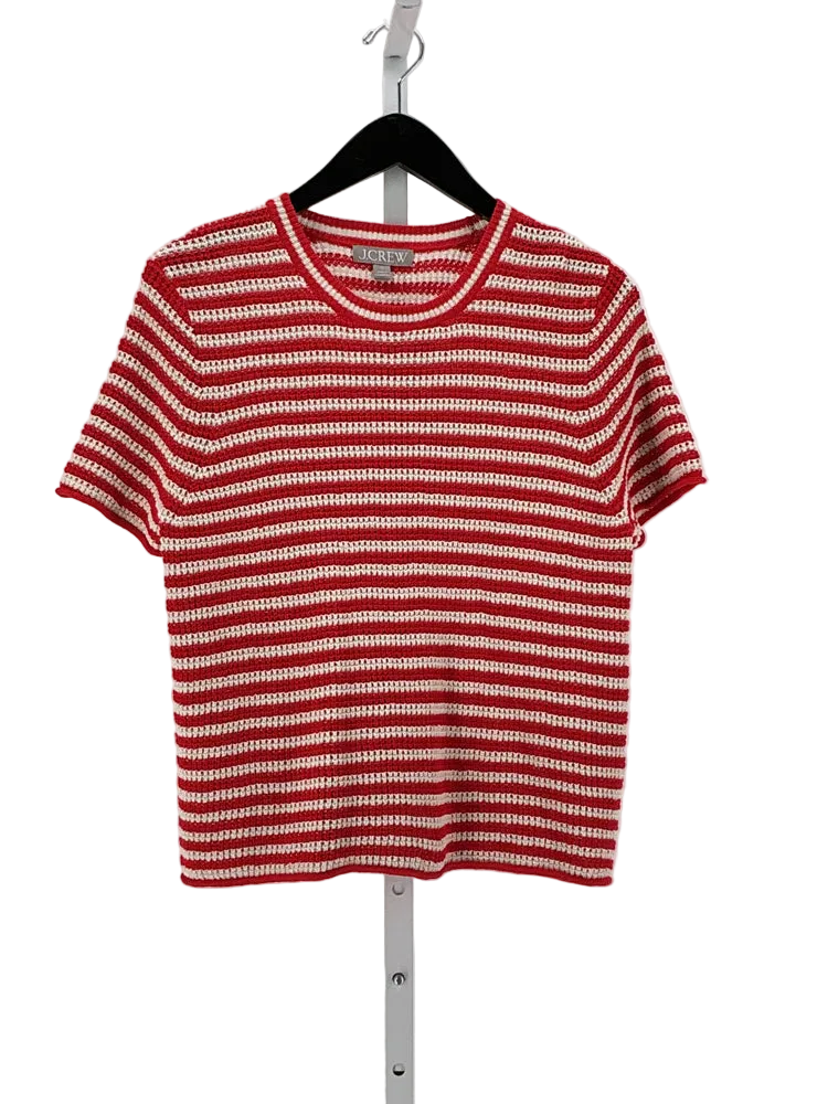 Jcrew Size S Red & White Sweater