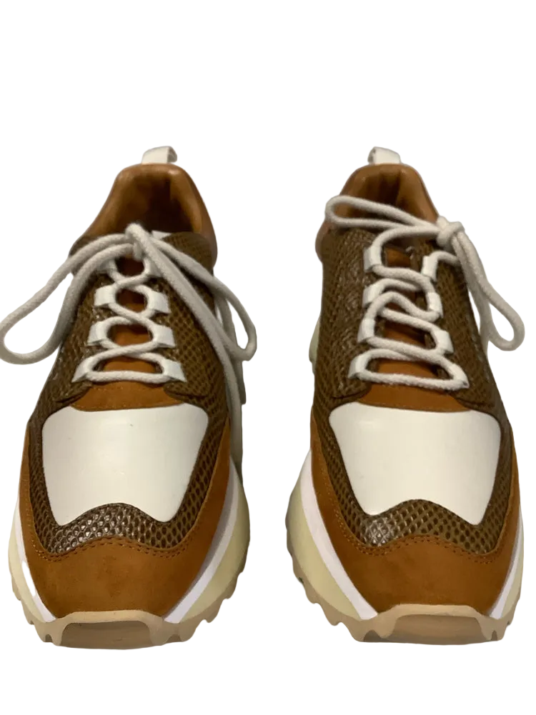 Clergerie Shoe Size 9.5 Brown Multi The Opus Sneakers