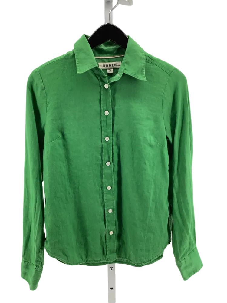 Boden Size 4 Green Shirt
