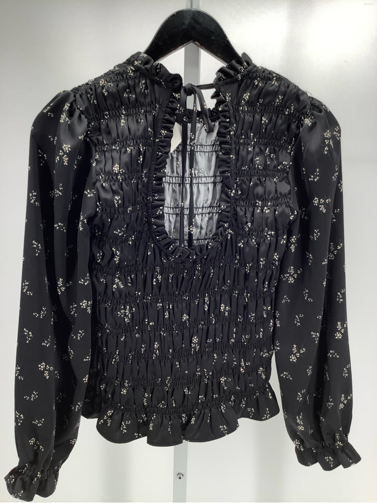 Soaked Size XS Black & Tan SLAnna Shirt