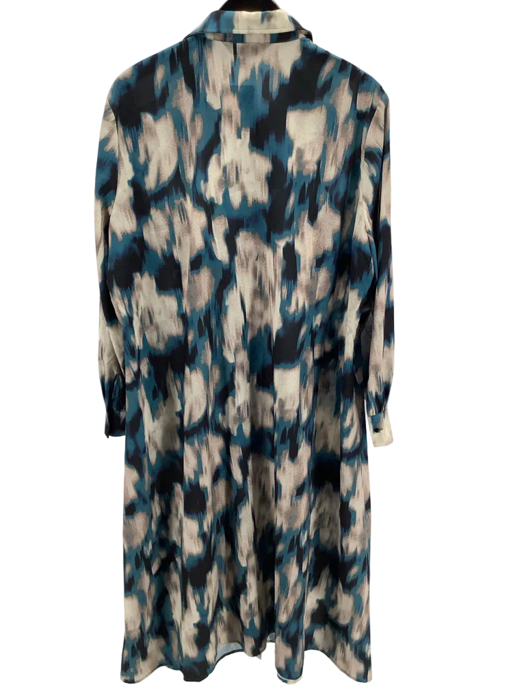 Ming Wang Size XL Tan Multi Dress