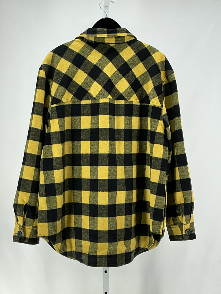 Good American Size L/XL Black & Beige Jacket