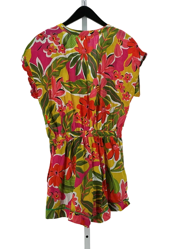 Velvet by Graham Spencer Size S Pink multi pam Romper