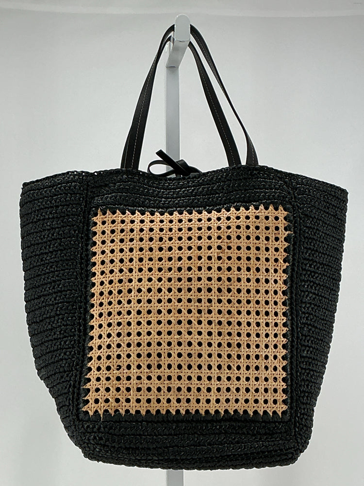 Jenni Kayne Black & Tan Tropez Handbags