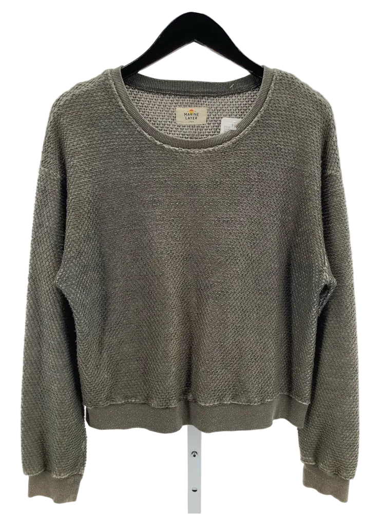 Marine Layer Size L Olive Robin Sweater