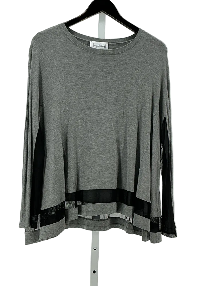 Joseph Ribkoff Size 4 Gray Shirt