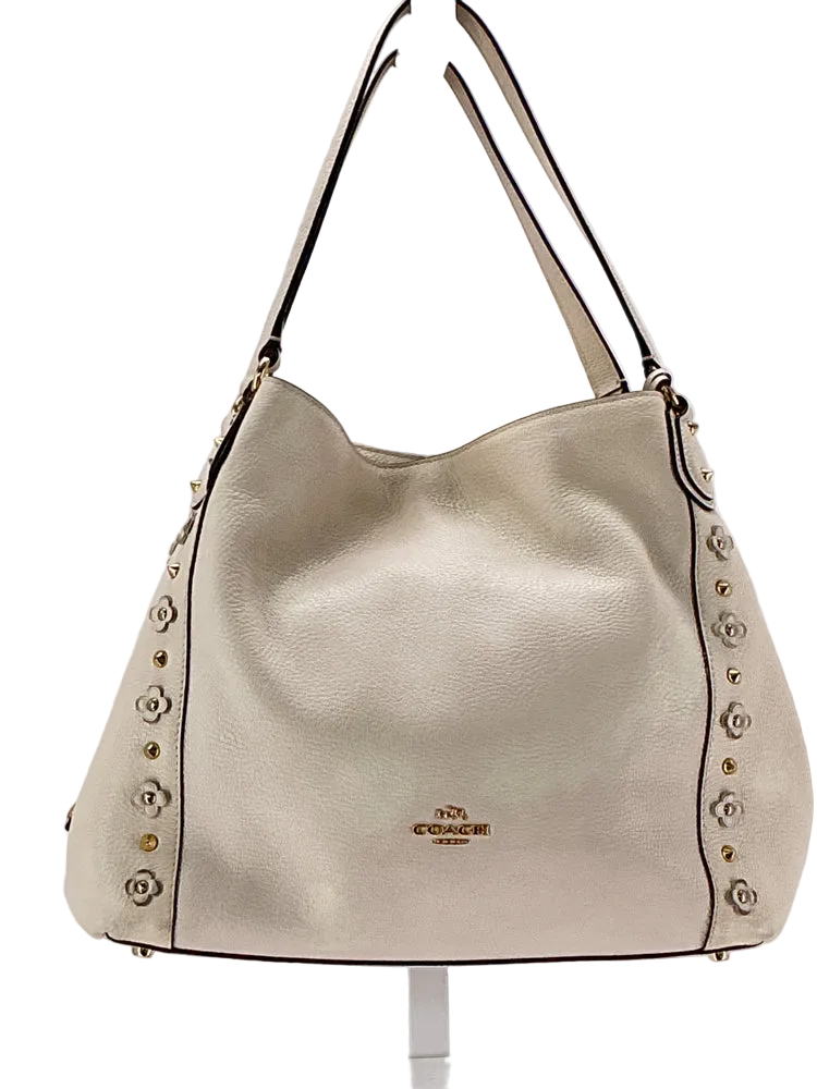Coach White Edie Handbags