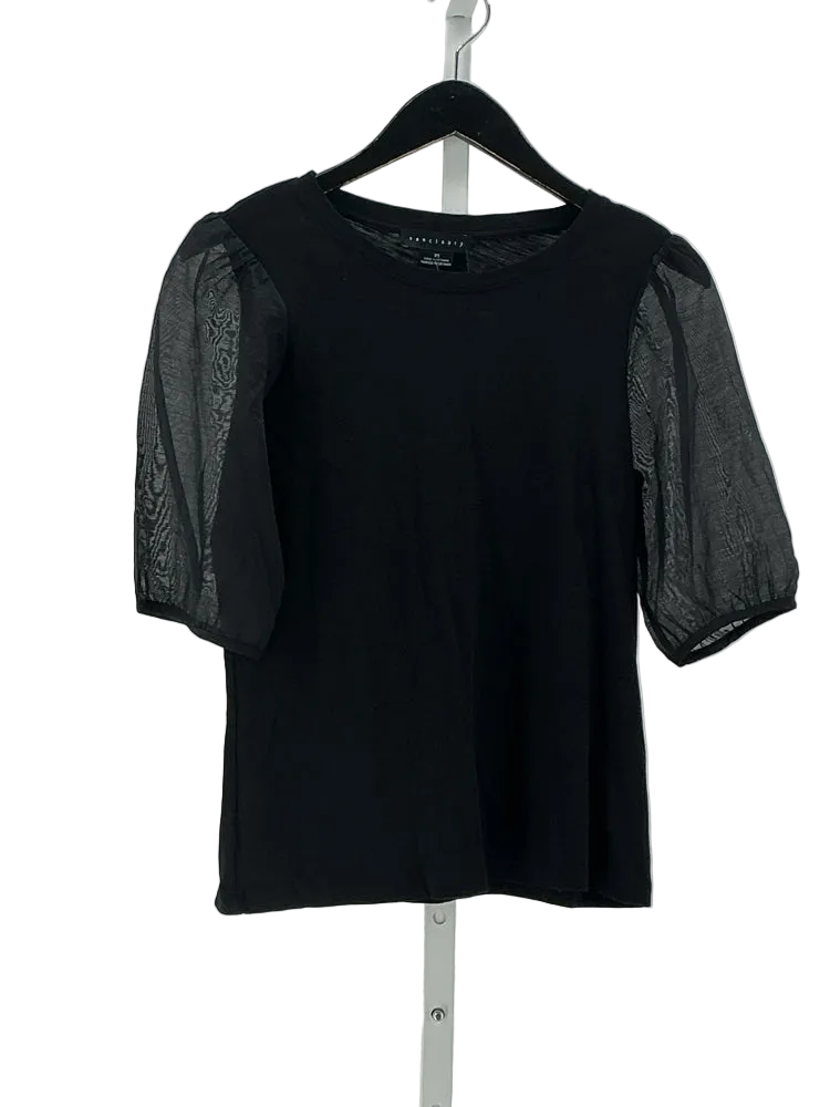 Sanctuary Size XS Black Shirt