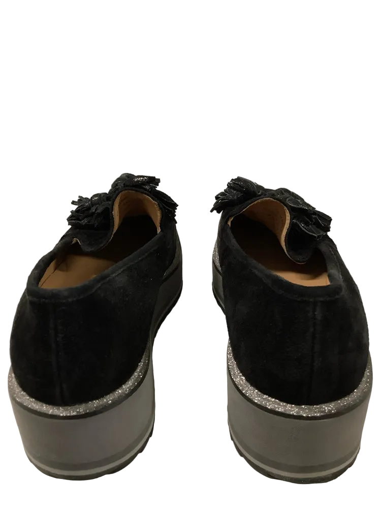 Johnston & Murphy Shoe Size 6 Black Gracelyn Loafers