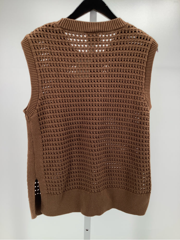 Varley Size L Brown Darin Longline Tank Top