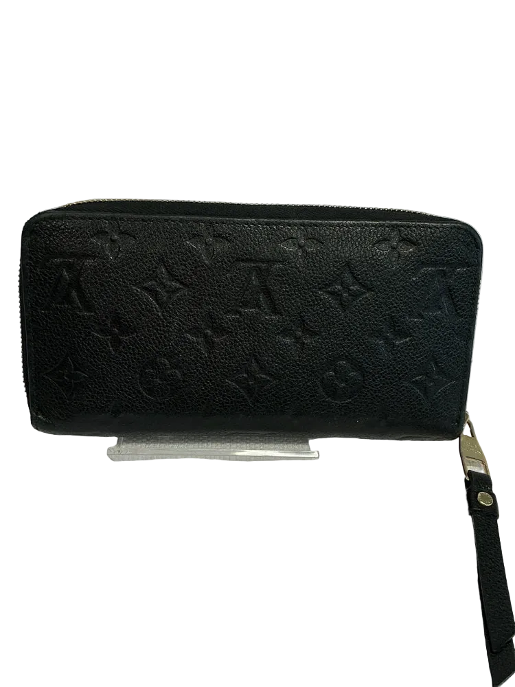 Louis Vuitton Black Zippy Wallet