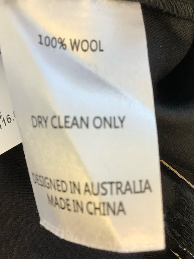 Anna Quan Size 8 Black Pants