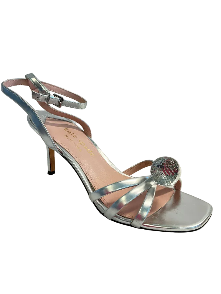 Kate Spade Shoe Size 6.5 Silver Heels