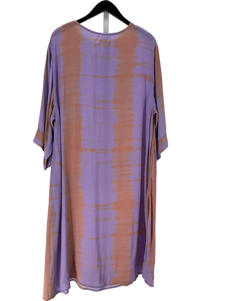 NORBLACK NORWHITE Size XS Lavender & Orange Dress