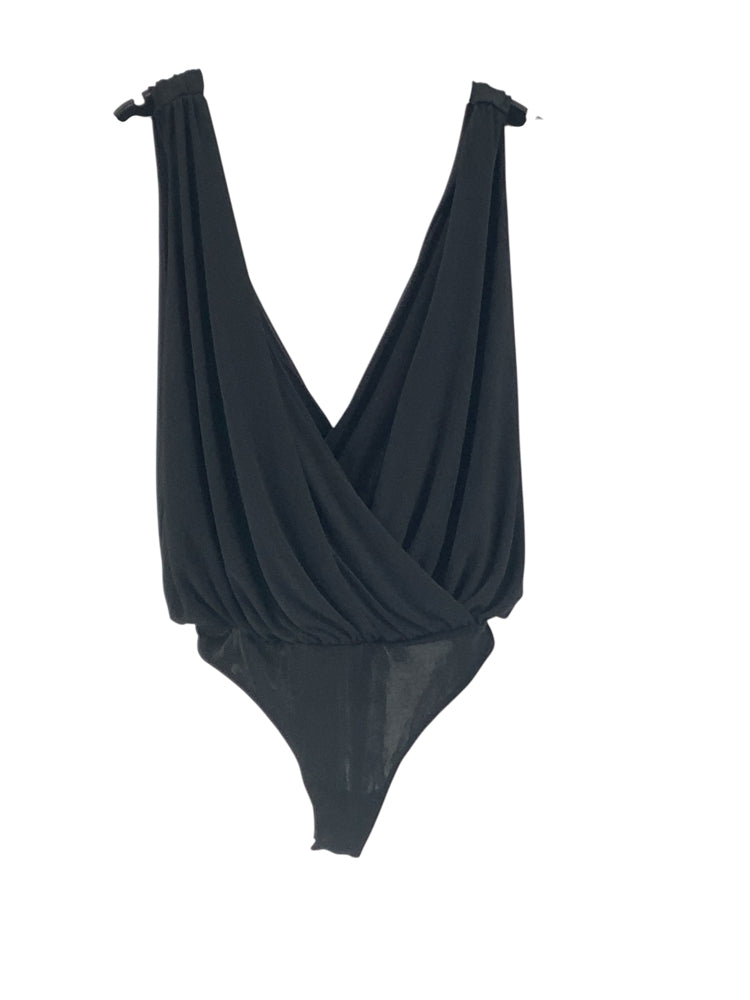 Free People Size M Black Bodysuit