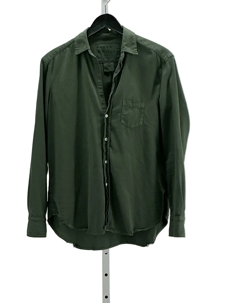 Frank & Eileen Size M Green Shirt