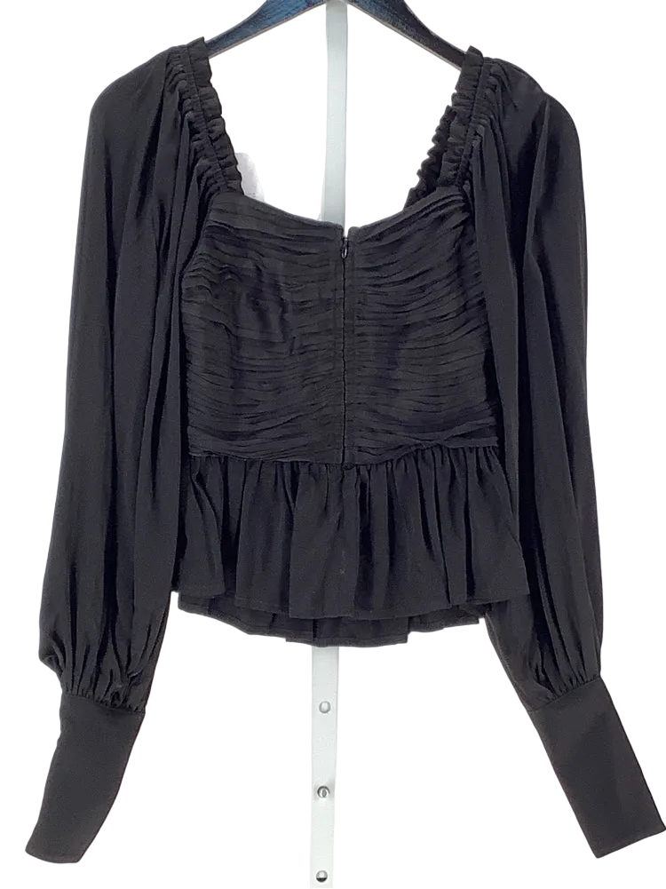 By Malina Size XS Black Shirt