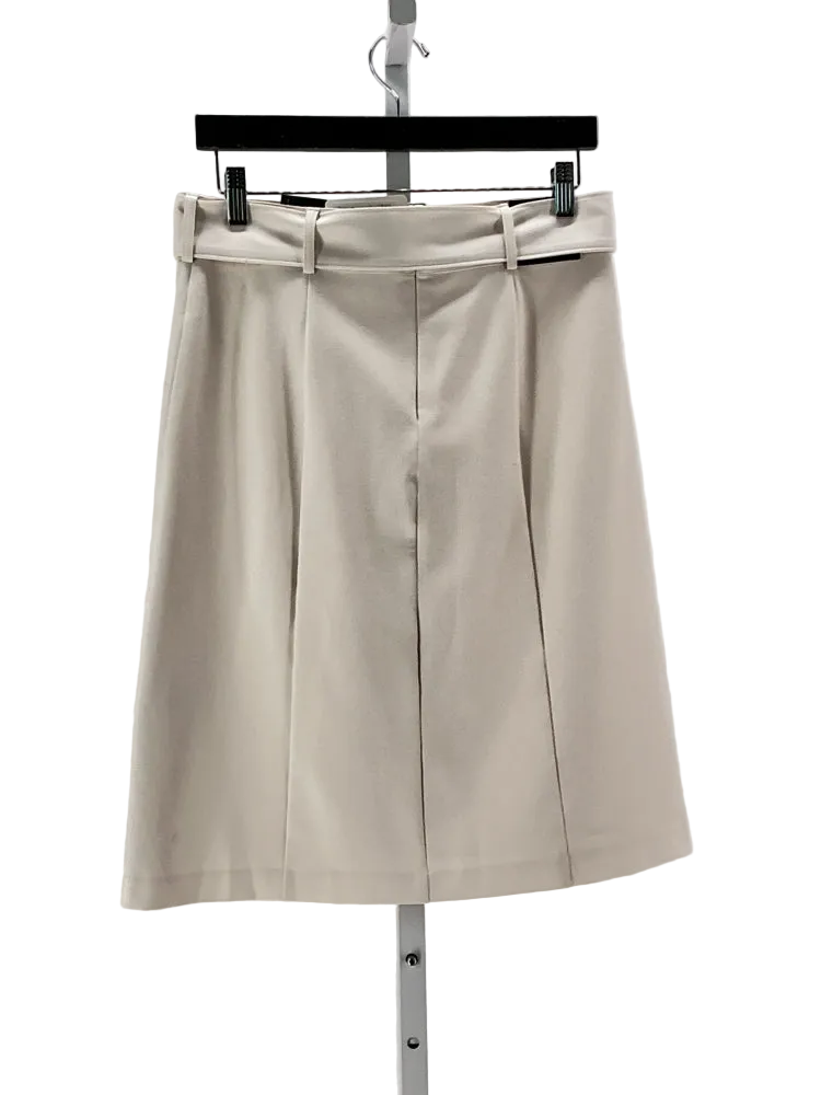 Banana Republic Size 6 Cream Skirt