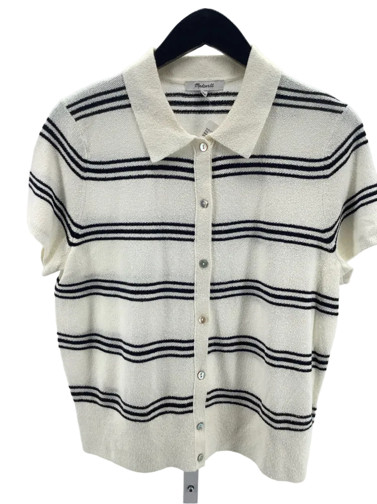 Madewell Size L White & black Shirt